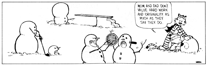 Calvin And Hobbes Snowmen